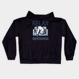 Productivity Through Relaxation Kids Hoodie